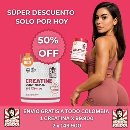 Creatina Monohidratada levanta glúteos🍑