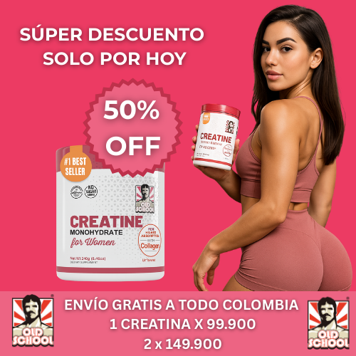 Creatina Monohidratada levanta glúteos🍑