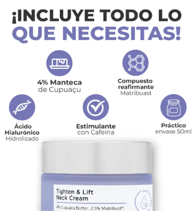 CREMA LIFTING REAFIRMANTE PARA EL CUELLO